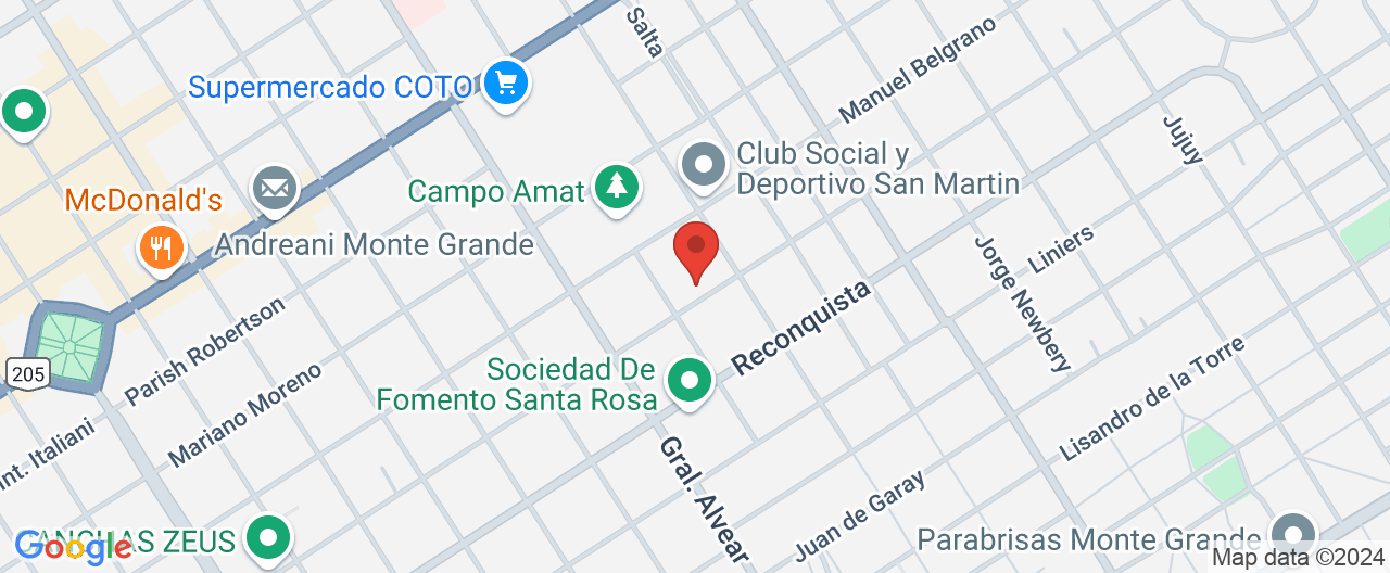 Mapa de la ubicación
