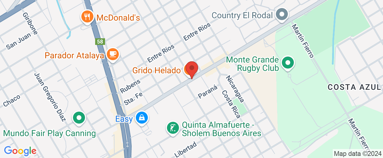 Mapa de la ubicación