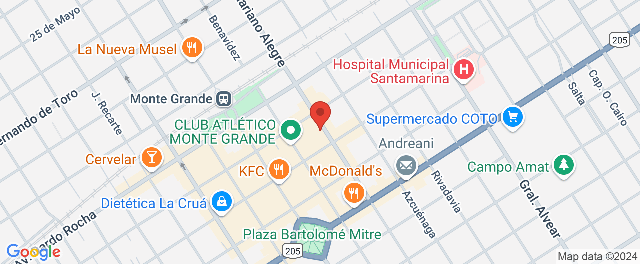 Mapa de la ubicación