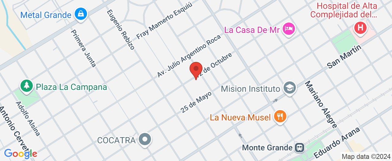 Mapa de la ubicación