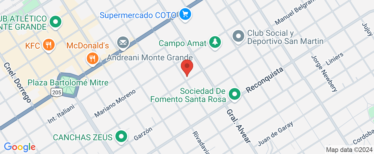 Mapa de la ubicación