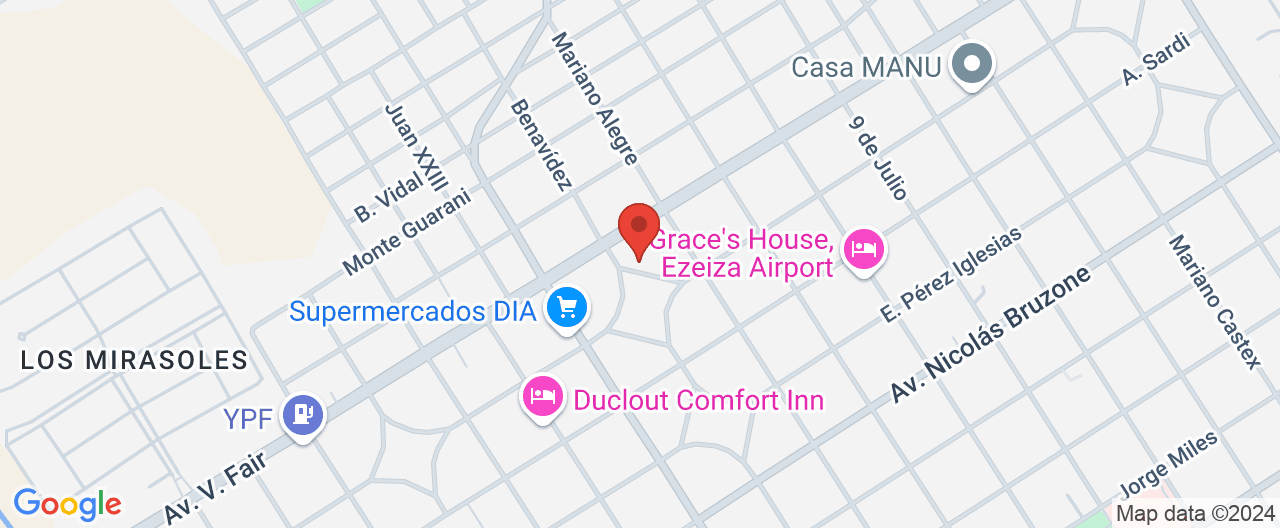 Mapa de la ubicación