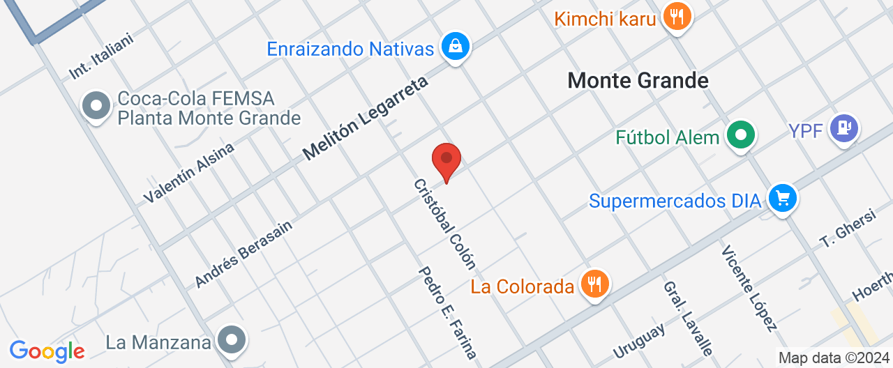 Mapa de la ubicación