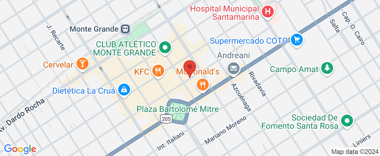 Mapa de la ubicación