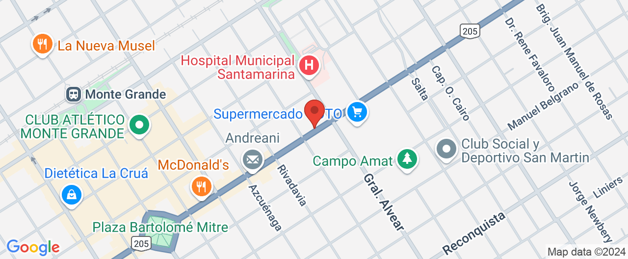 Mapa de la ubicación