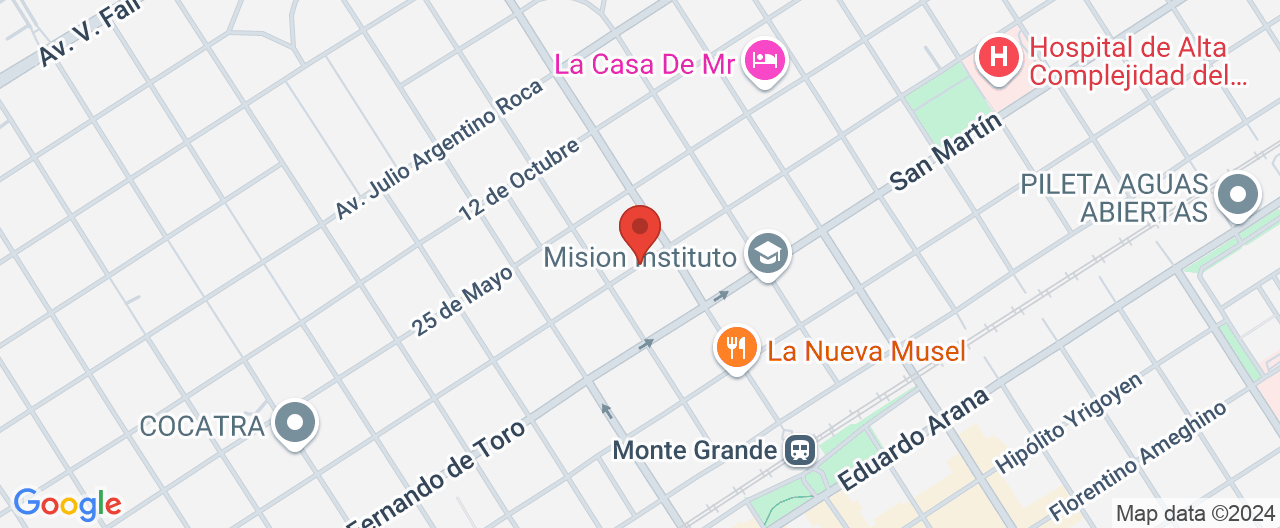 Mapa de la ubicación