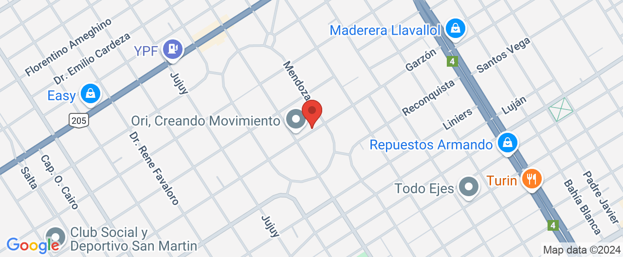 Mapa de la ubicación