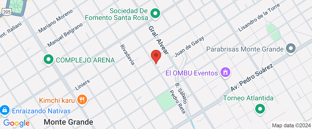 Mapa de la ubicación
