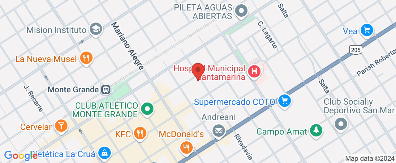 Mapa de la ubicación
