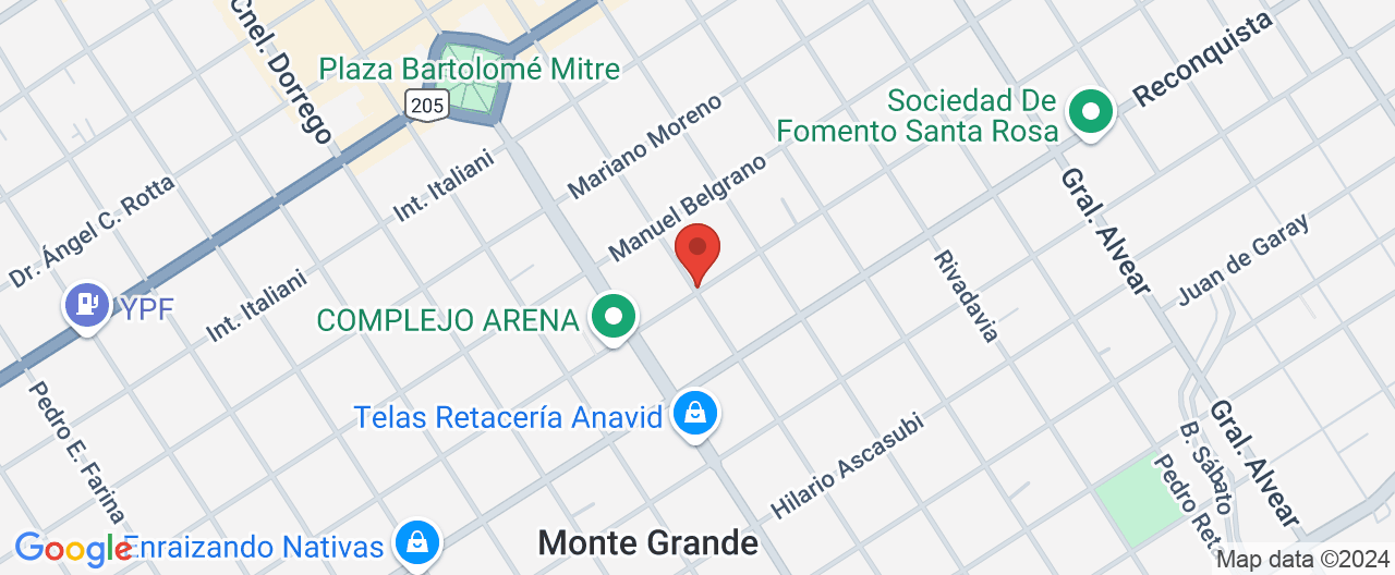 Mapa de la ubicación