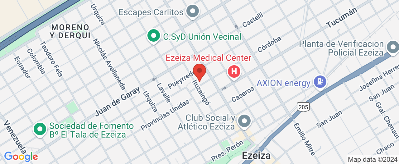 Mapa de la ubicación