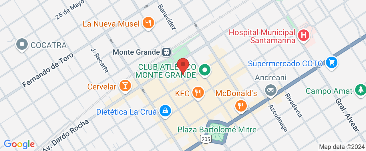 Mapa de la ubicación