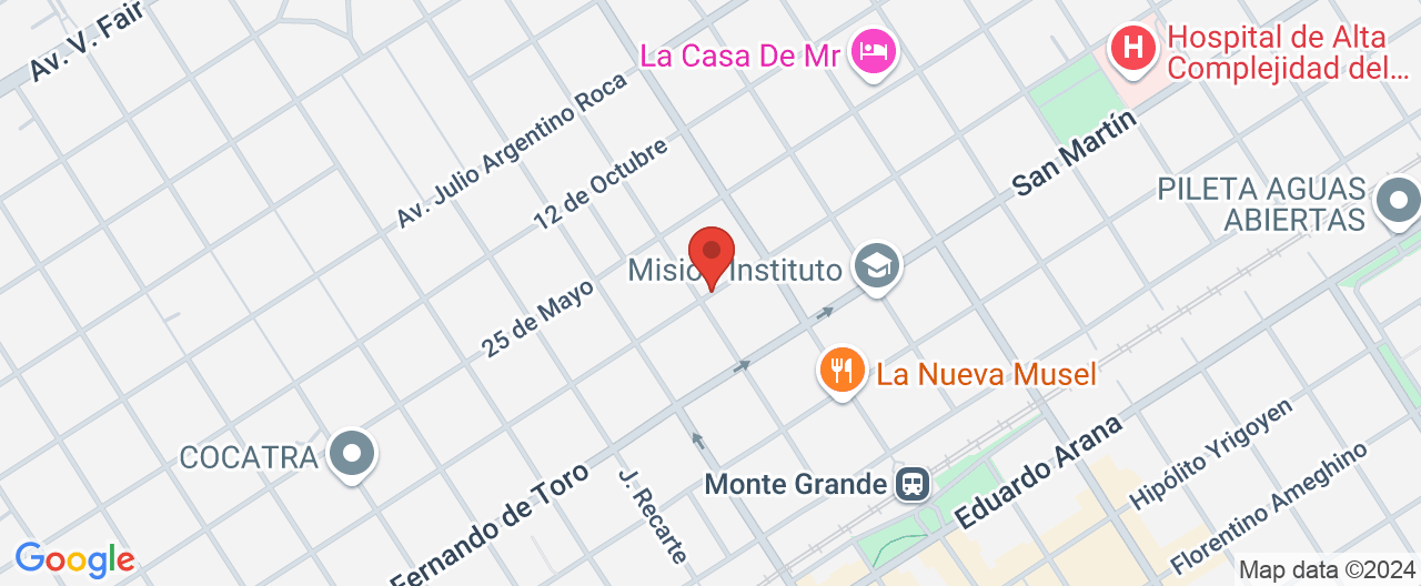 Mapa de la ubicación