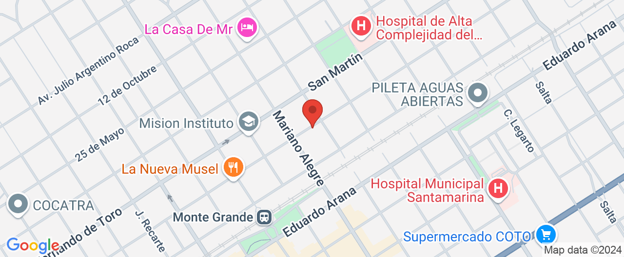 Mapa de la ubicación