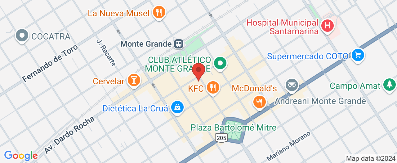 Mapa de la ubicación