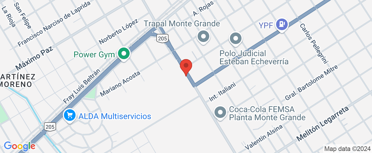 Mapa de la ubicación
