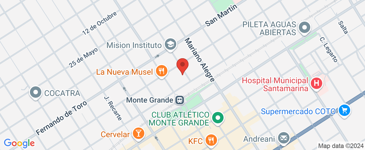 Mapa de la ubicación