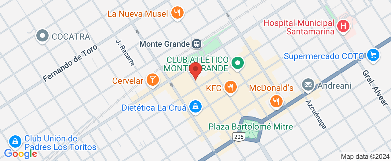 Mapa de la ubicación