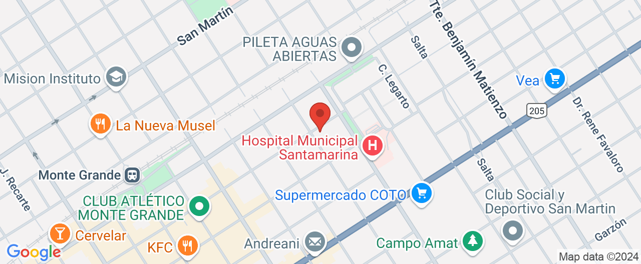 Mapa de la ubicación