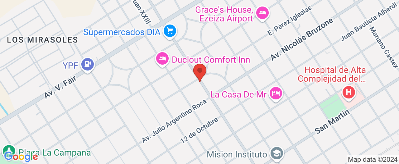 Mapa de la ubicación