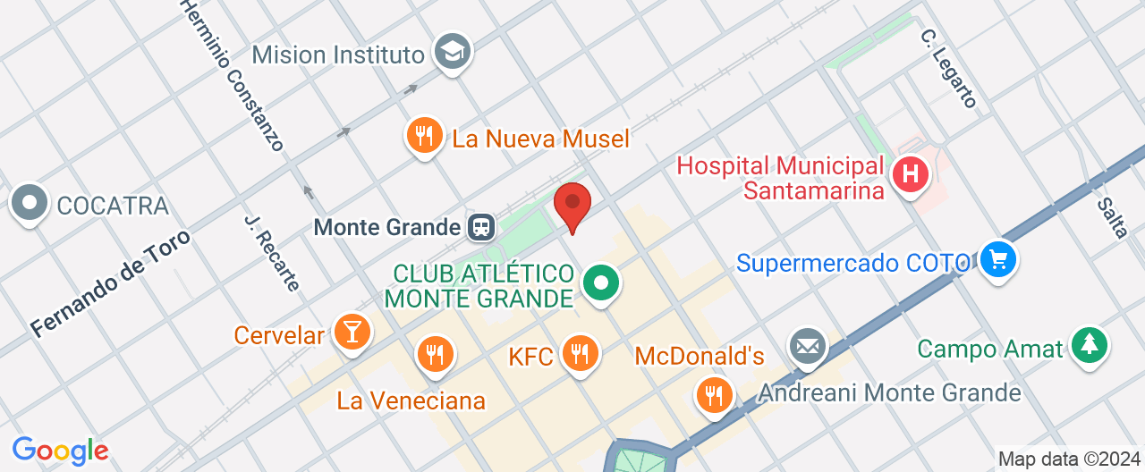 Mapa de la ubicación