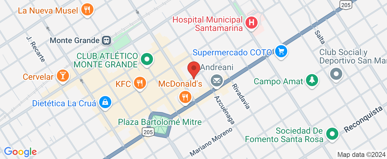 Mapa de la ubicación