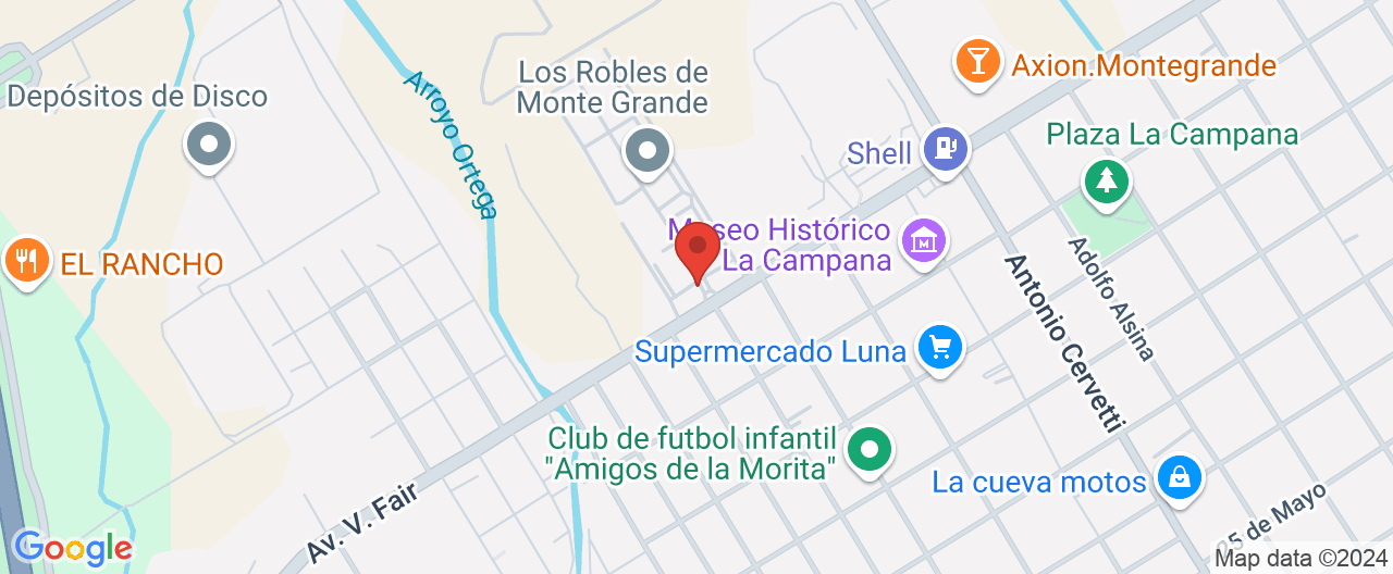 Mapa de la ubicación
