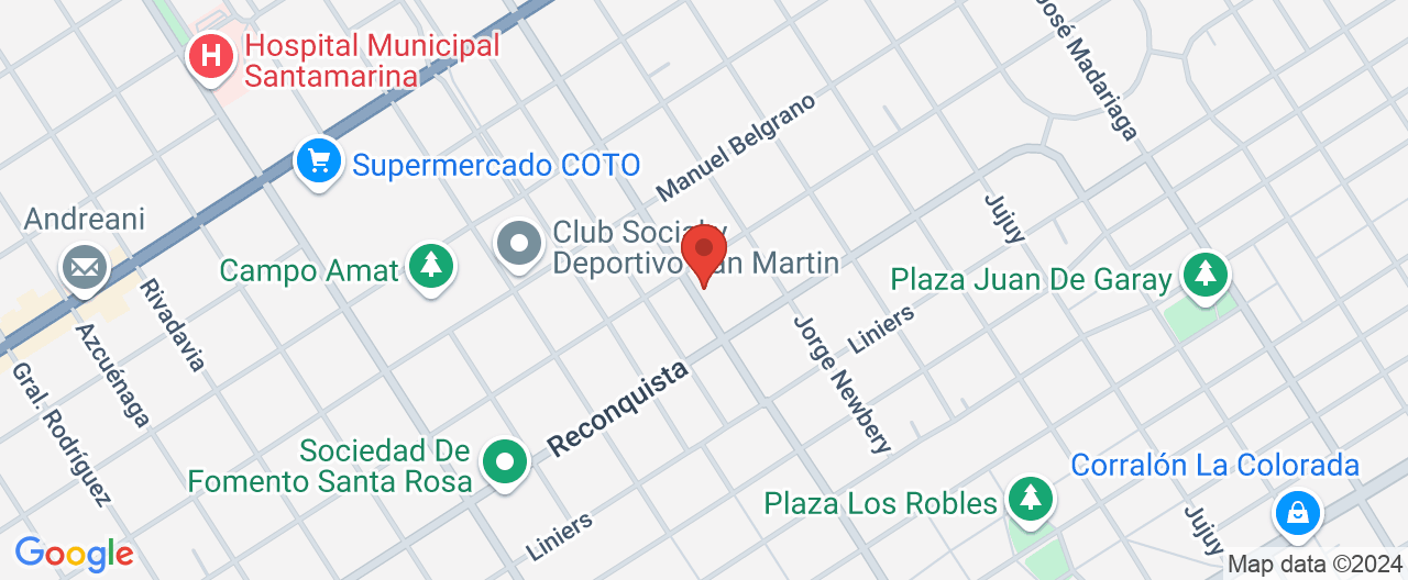 Mapa de la ubicación