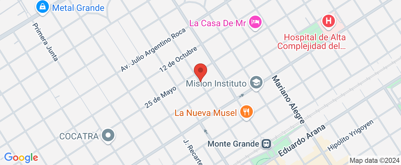 Mapa de la ubicación