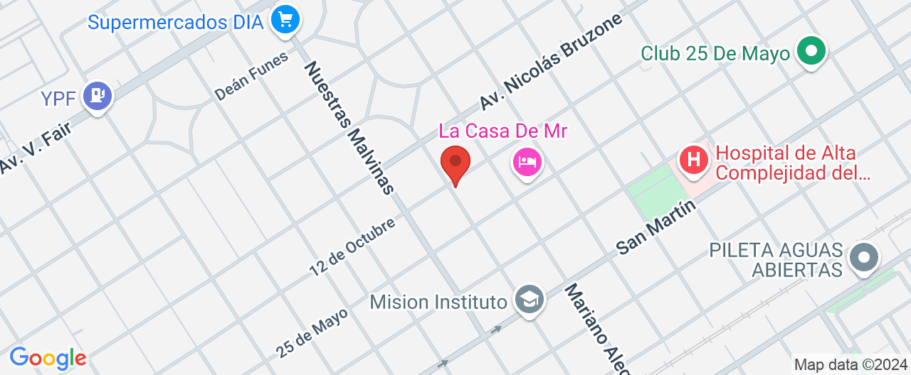 Mapa de la ubicación