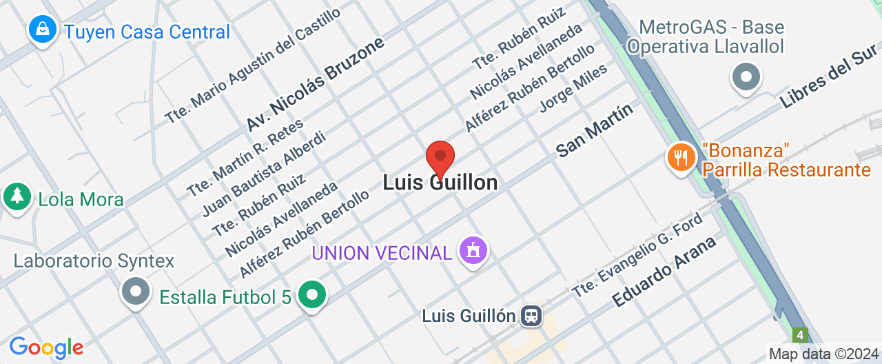 Mapa de la ubicación