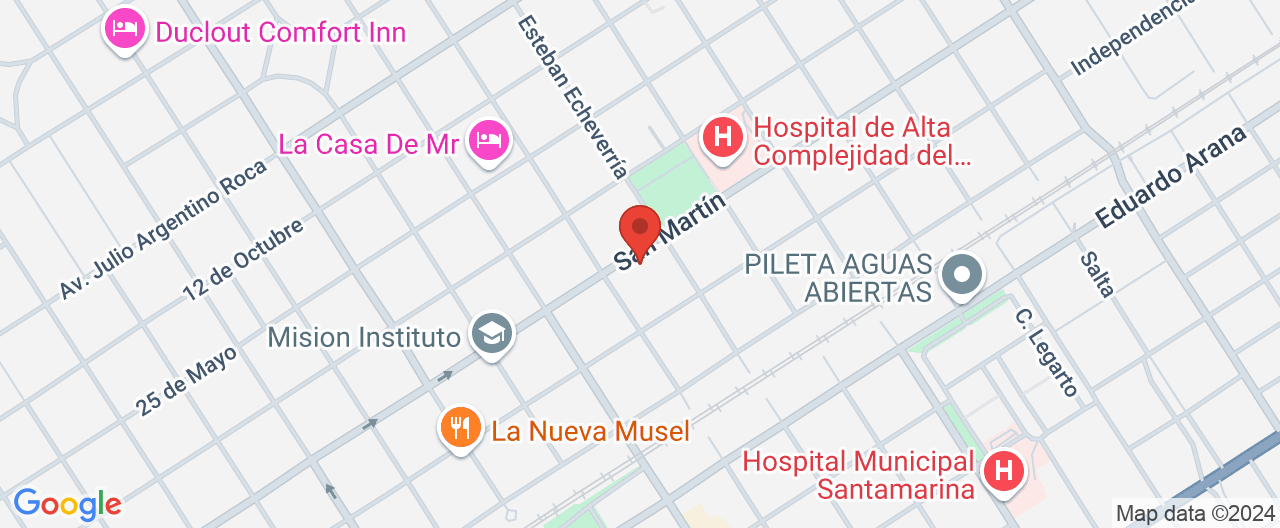 Mapa de la ubicación