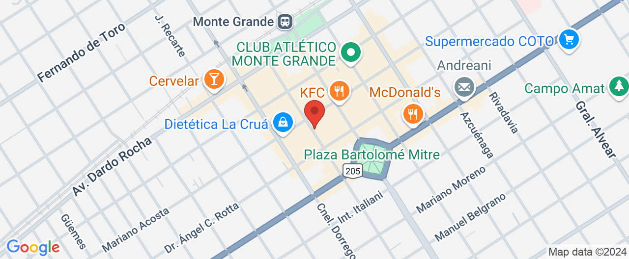 Mapa de la ubicación
