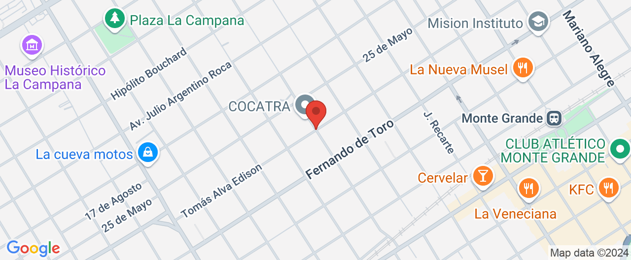 Mapa de la ubicación