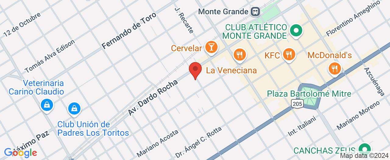 Mapa de la ubicación