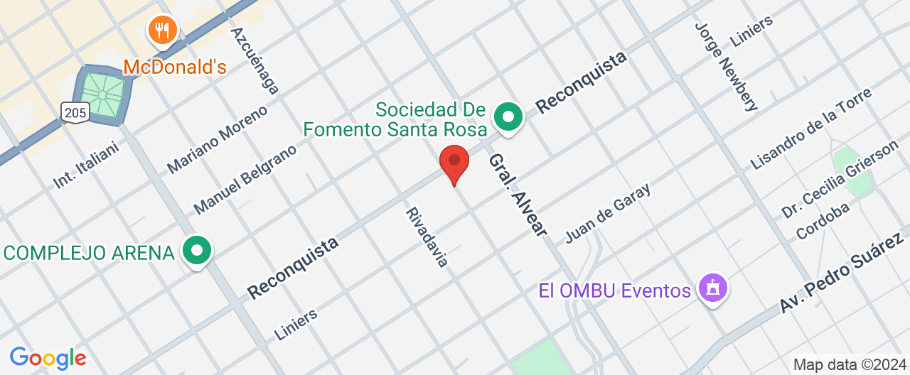 Mapa de la ubicación