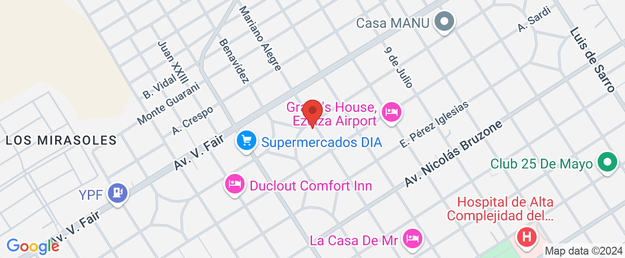 Mapa de la ubicación