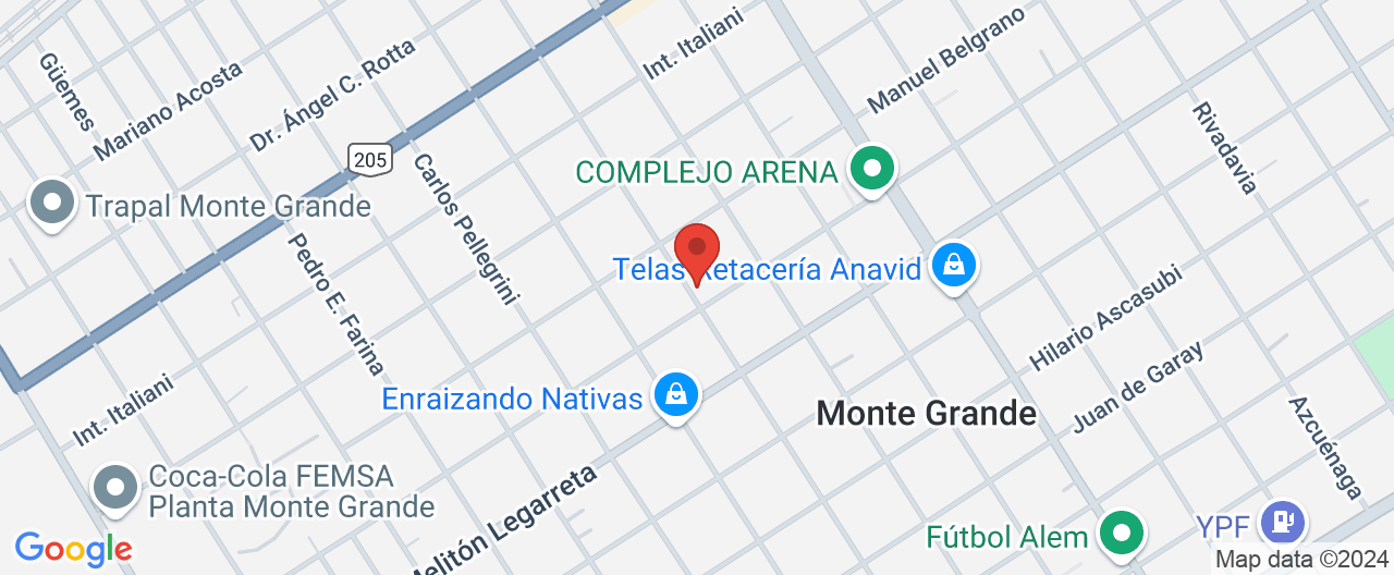 Mapa de la ubicación
