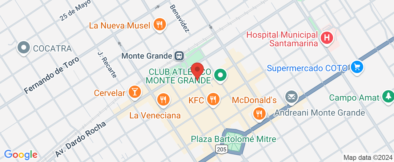 Mapa de la ubicación