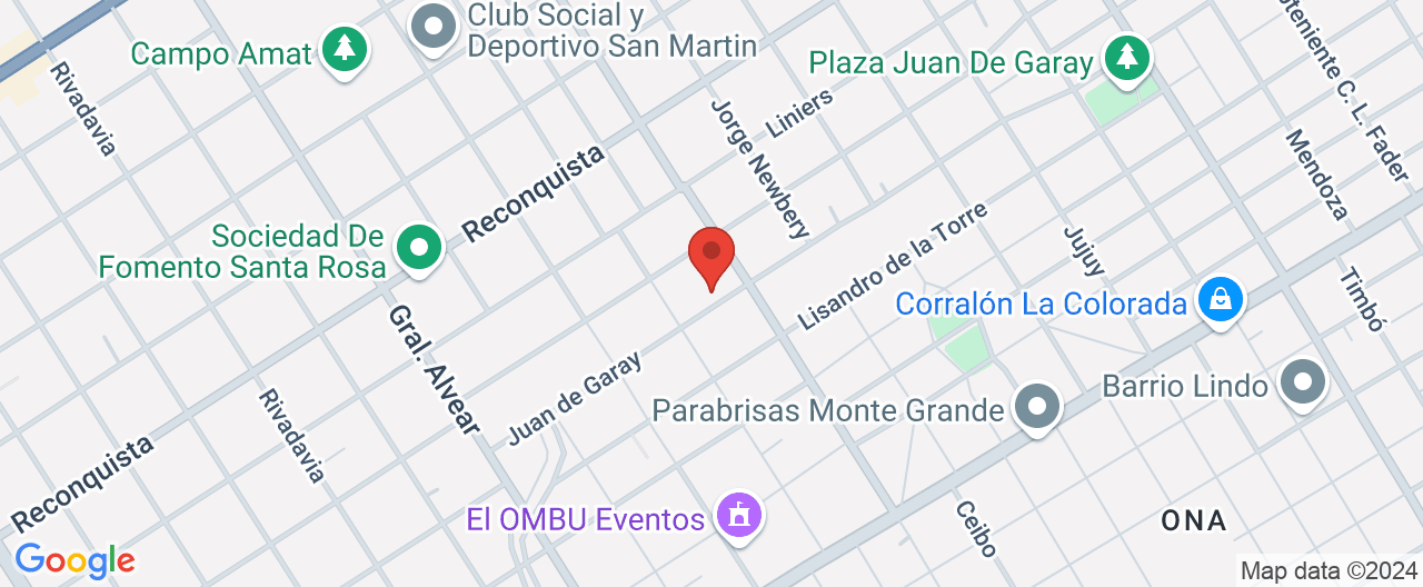 Mapa de la ubicación