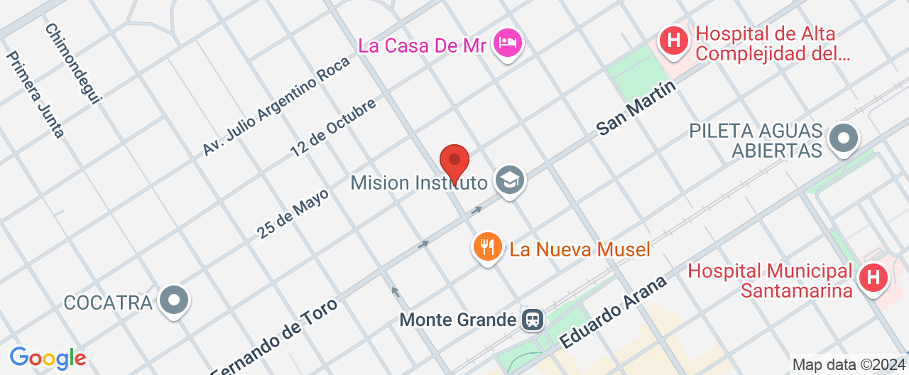 Mapa de la ubicación