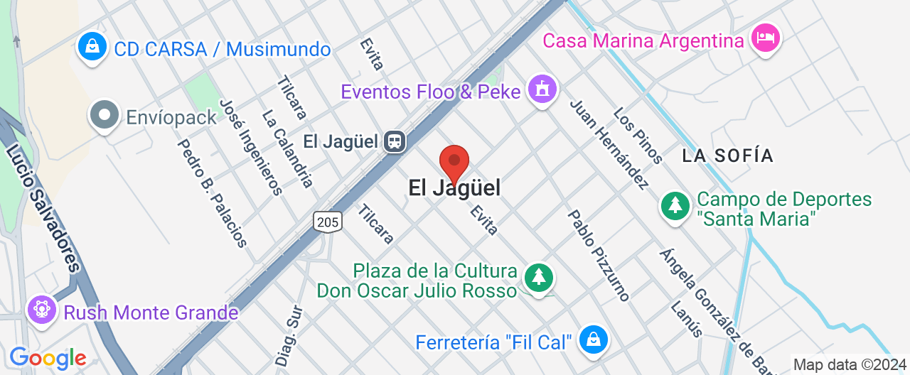 Mapa de la ubicación