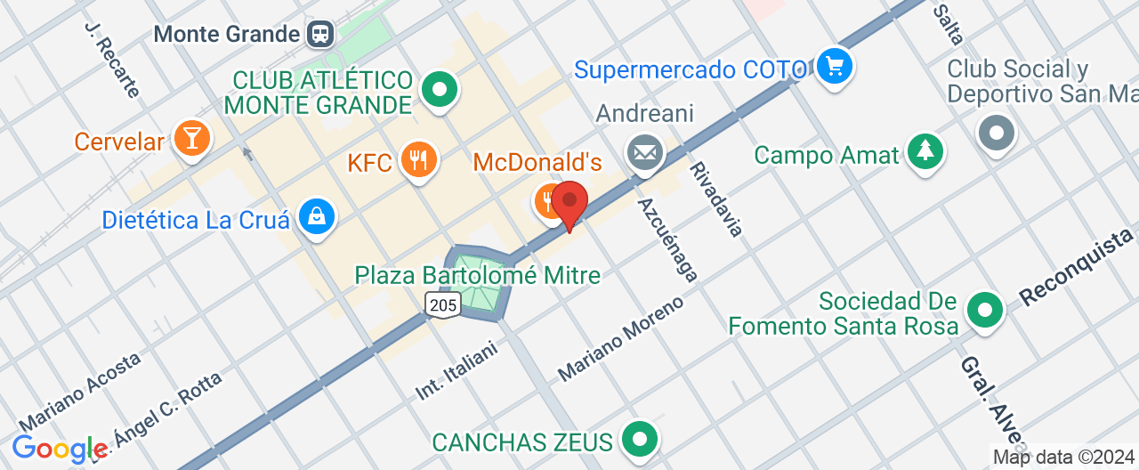 Mapa de la ubicación