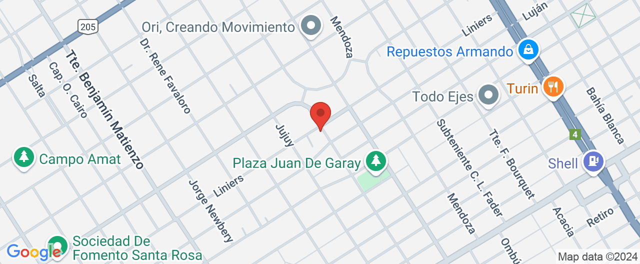 Mapa de la ubicación