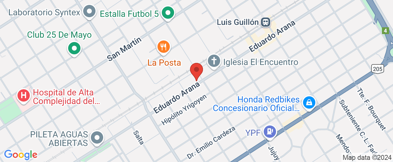 Mapa de la ubicación