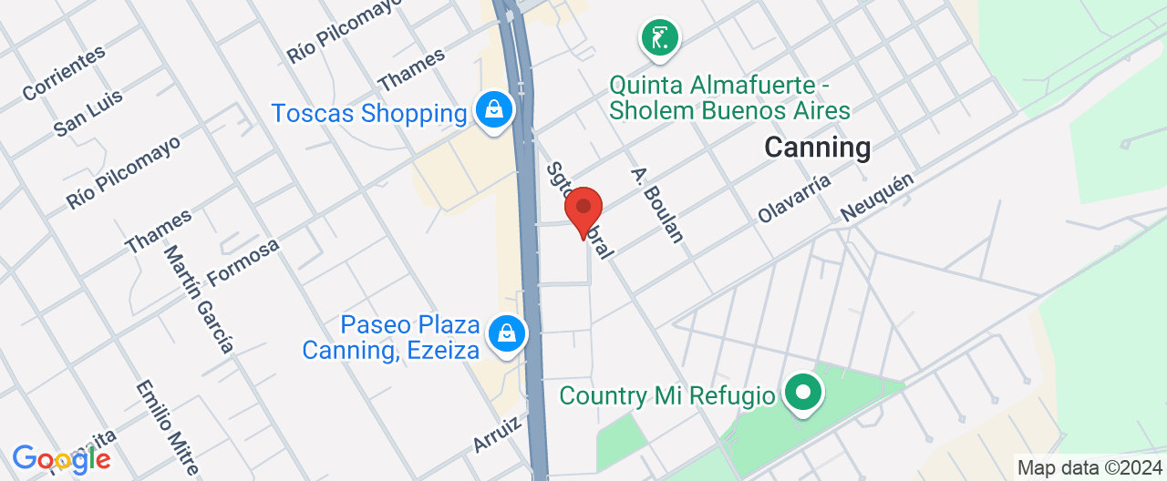 Mapa de la ubicación