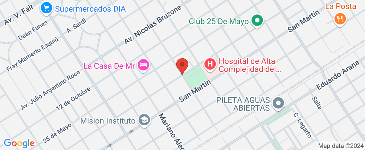 Mapa de la ubicación