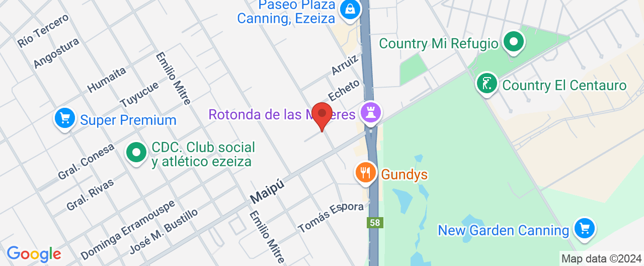 Mapa de la ubicación