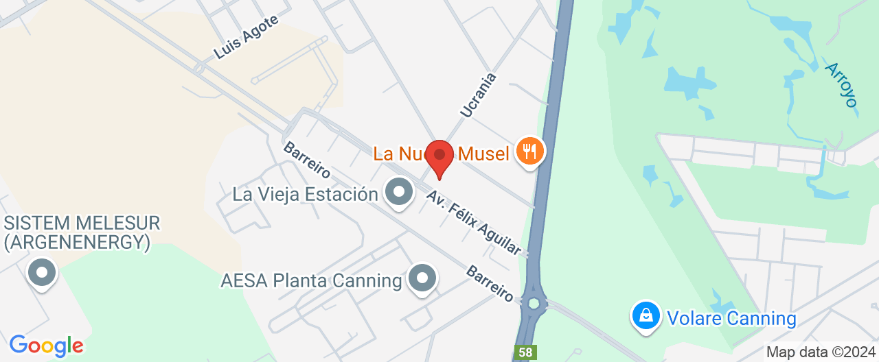Mapa de la ubicación