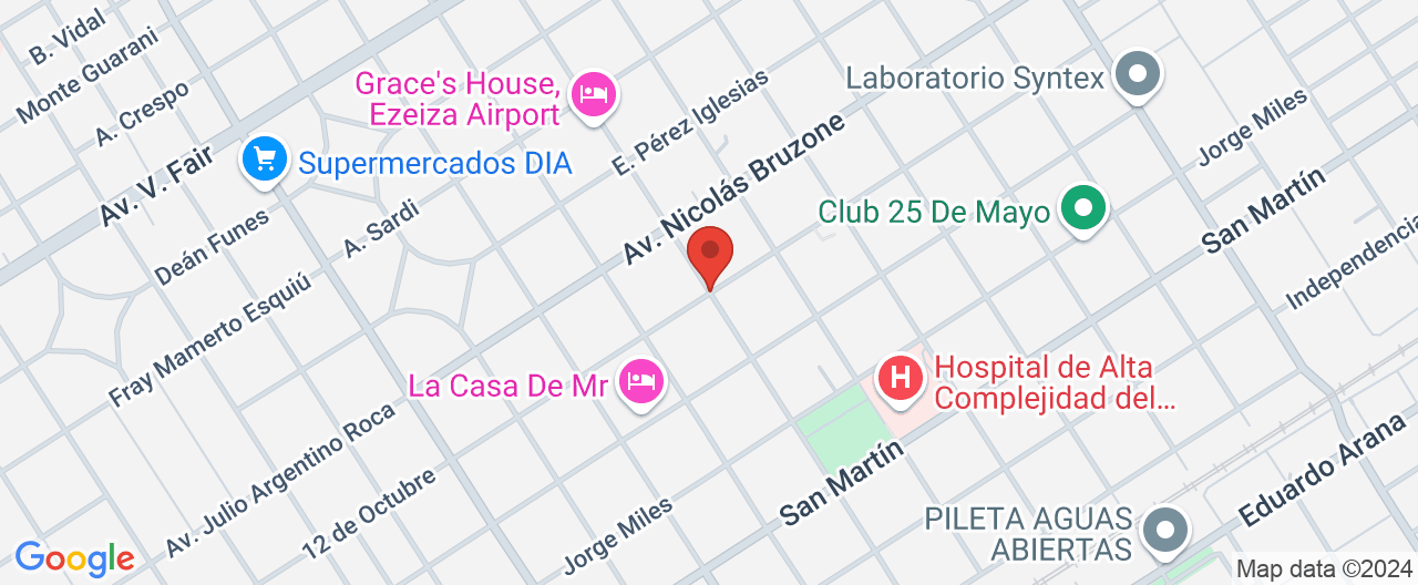 Mapa de la ubicación
